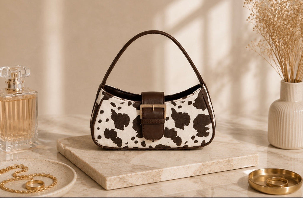 Moo Print Handbag
