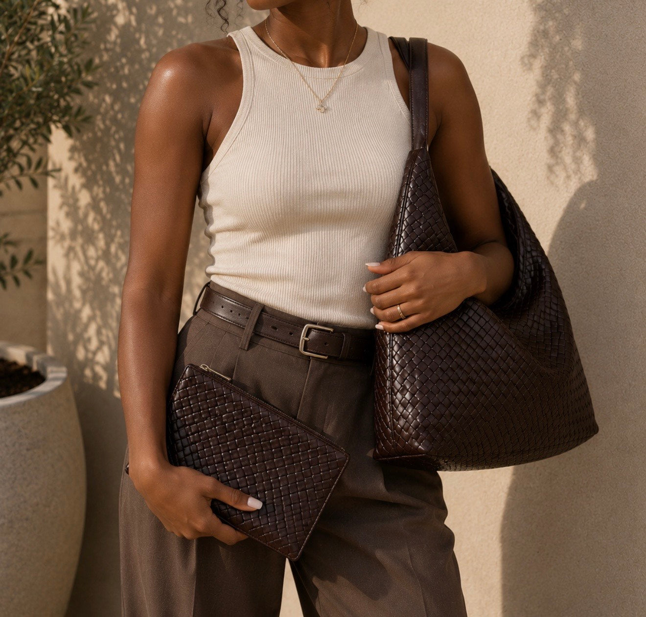 Brown Handbag