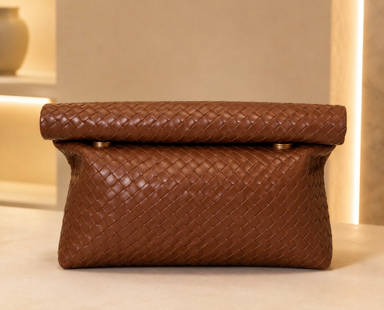 Brown Clutch