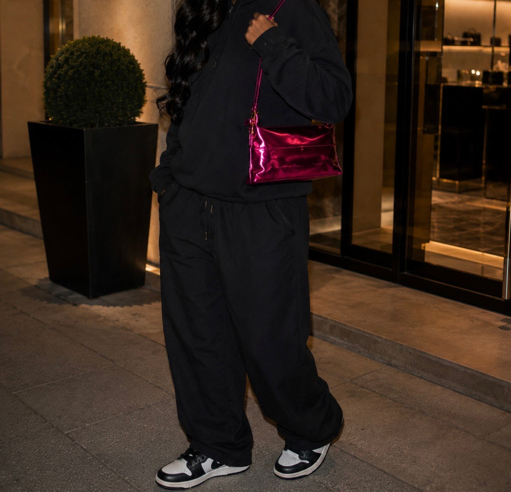 Neon Pink Clutch Purse
