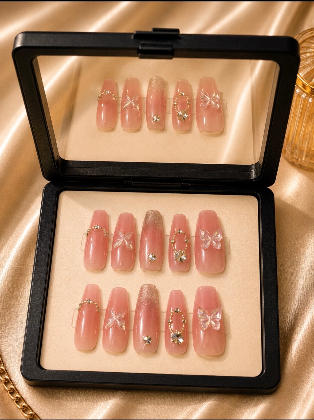 Classic Pink Press on Set